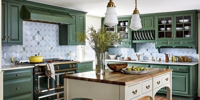 15 Green Kitchen Cabinet Ideas 2024 - Top Green Paint Colors for .