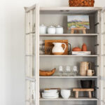 How To Style Kitchen Hutch Cabinets - Studio McG