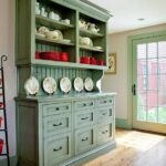 Accent Painted Country Kitchen Built-In Hut
