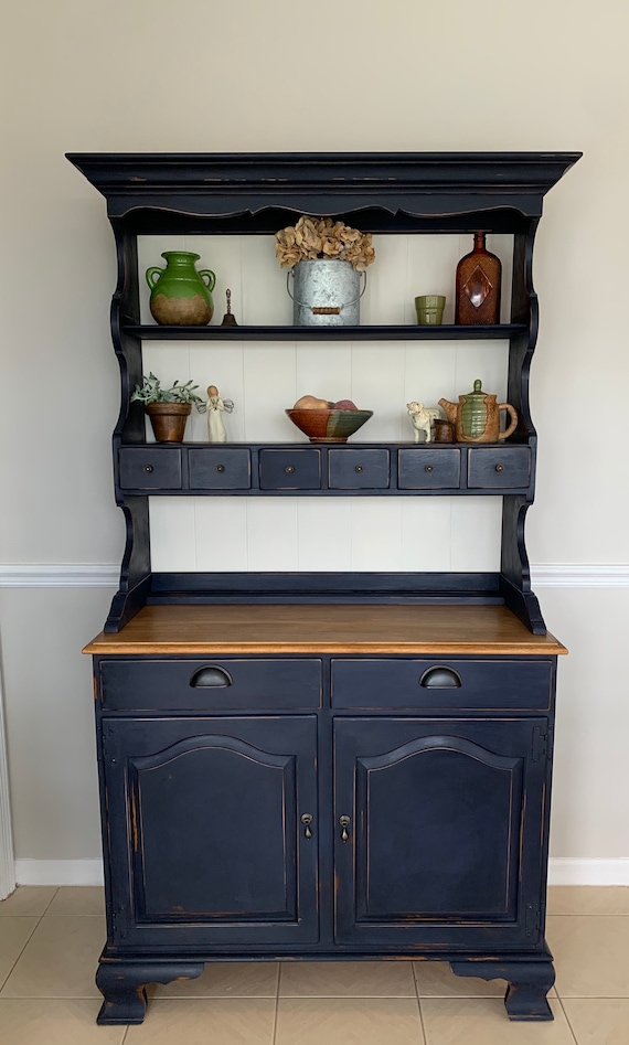 Farmhouse/country/cottage/rustic Kitchen Hutch/kitchen Cabinet .