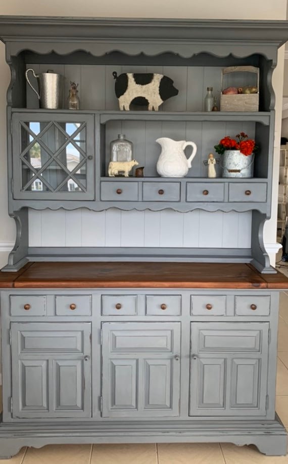 Farmhouse/country/cottage/rustic Kitchen Hutch/kitchen Cabinet .