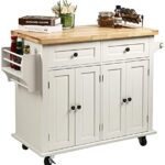 Amazon.com: NSdirect Kitchen Island Cart,Kitchen Bar&Serving Cart .