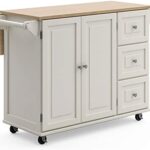 Amazon.com - Homestyles Mobile Kitchen Island Cart with Wood Drop .