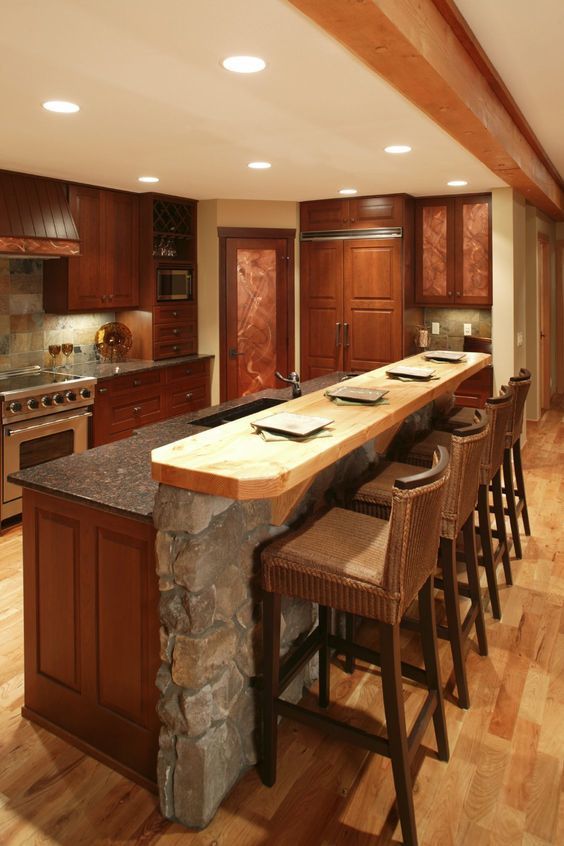 5 Kitchen Island Ideas that Add Fun & Function | Kitchen bar .