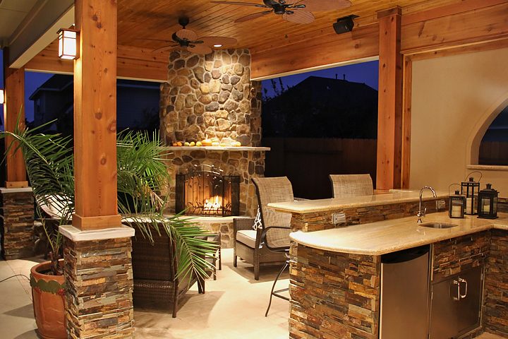 Tips for Outdoor Kitchen Lighting | Peterson's Landscape & Maintenan