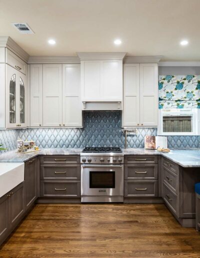 Stylish Two-Tone Kitchen Remodel in Dallas - Blackline Renovatio