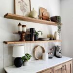 Modern Minimalist Shelf Décor Ideas - Soul & Lane | Kitchen shelf .