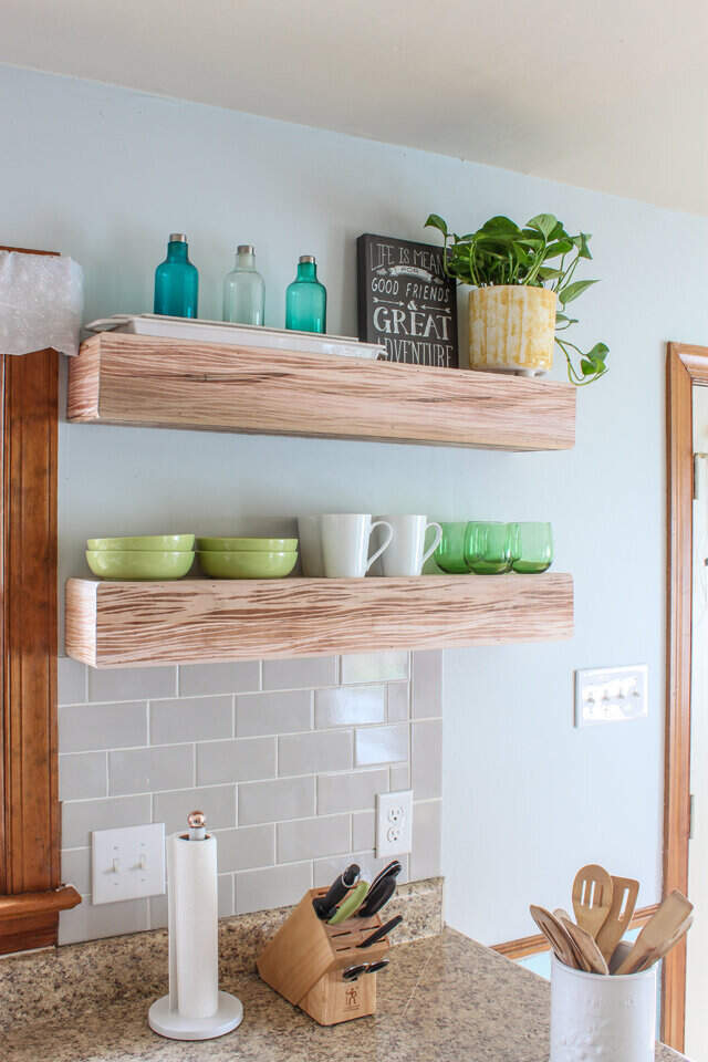 Floating Shelves: Perfect for Kitchens — Ornamental Decorative .