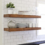 DIY Kitchen Floating Shelves & Lessons Learned - Angela Marie Ma