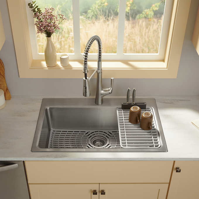 Kohler Pro-Function Kitchen Sink Kit - With Vibrant Stainless or .