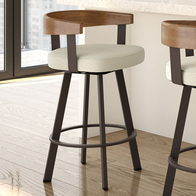 Corrigan Studio® Drees Swivel Counter & Bar Stool & Reviews | Wayfa