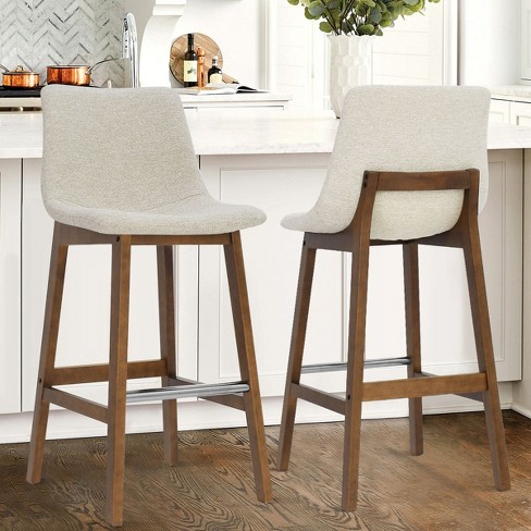 South Upholstered Bar Stool Set Of 2,fabric Upholstered Barstools .