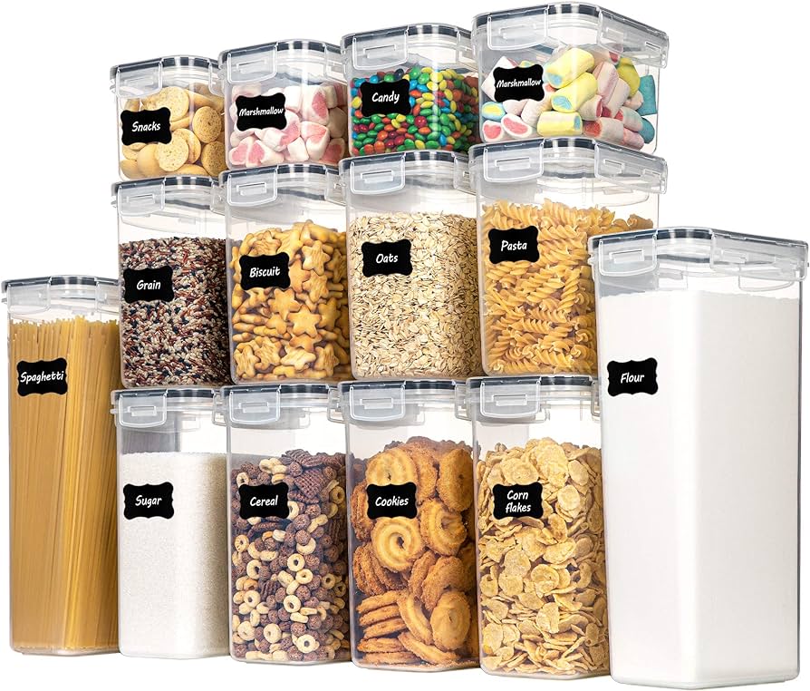 Amazon.com: CHEFSTORY Airtight Food Storage Containers Set, 14 PCS .