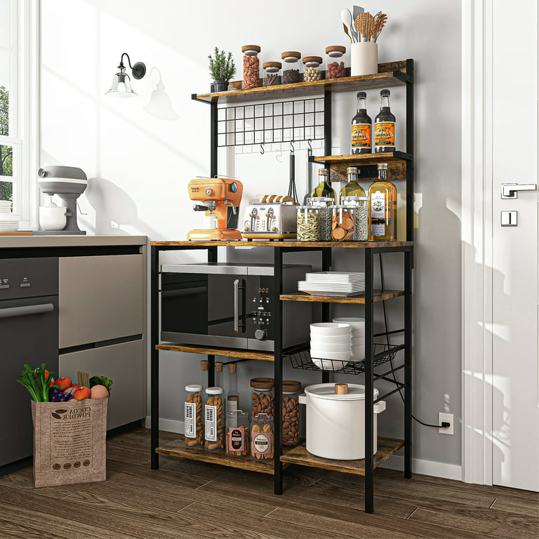 Hommoo Multipurpose Kitchen Storage Rack, Kitchen Baker's Rack .