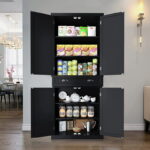HLR Kitchen Pantry Storage Cabinet, Pantry Cabinet with Drawer for .