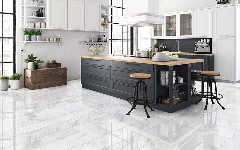 Kitchen Floor Tile Ideas 2024 | Marble Systems, Marble Supplier .