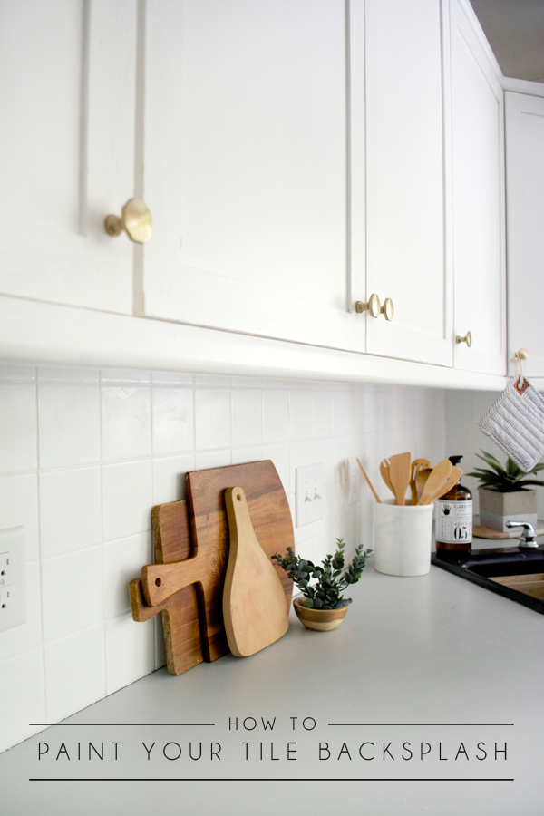 How to Paint Your Tile Backsplash - BREPURPOS