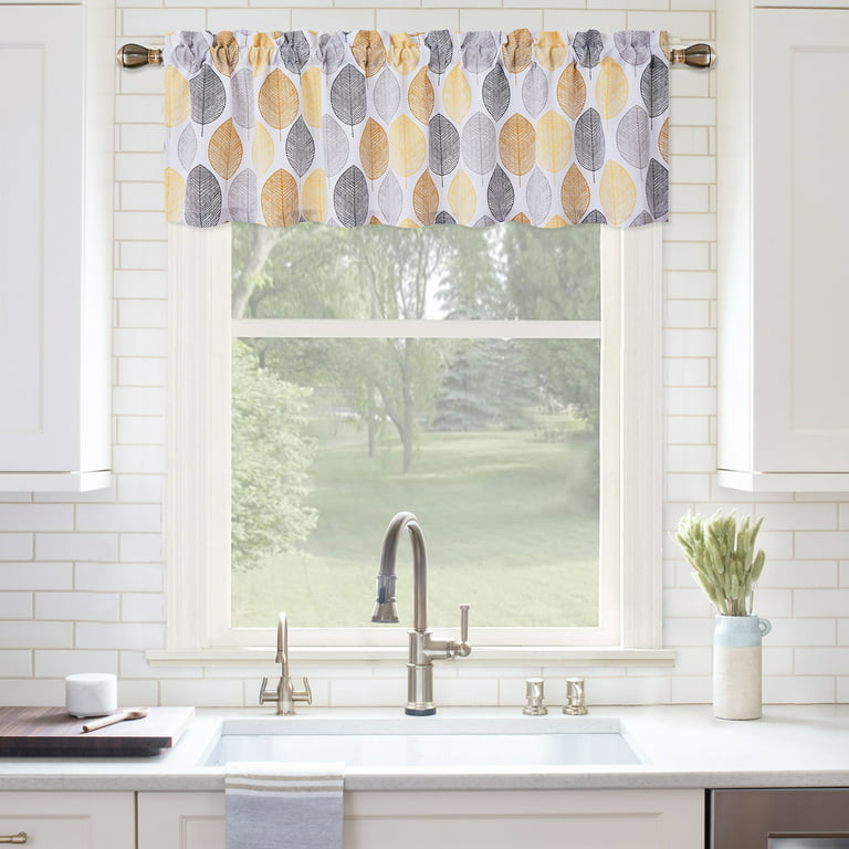 Ashion Valances for Kitchen Windows, Farmhouse Window Treatment .