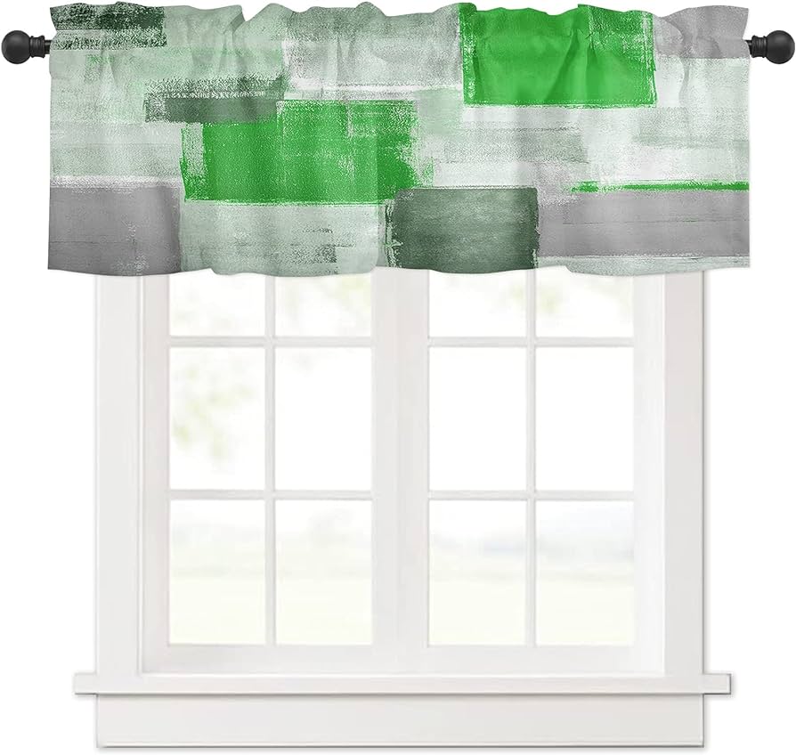 Amazon.com: MUENINELE Kitchen Valances for Windows 1 Pack, Vintage .