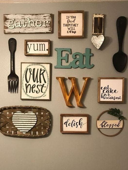 67+ Must-See Kitchen Wall Decor Ideas & Photos For 2024 | Dining .