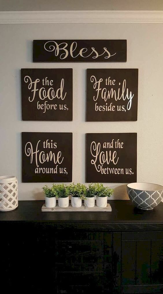 Best Innovative Kitchen Wall Decor Ideas | Dining room wall decor .