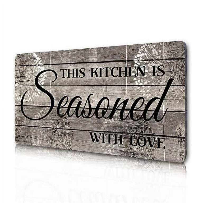 Rustic Kitchen Decorations Wall Art, Farmhouse Kitchen Decor-This .