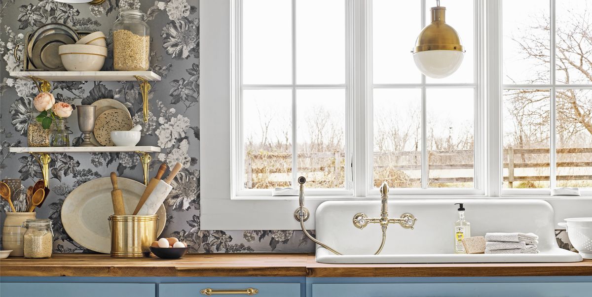 22 Best Kitchen Wallpaper Ideas to Upgrade Your Space in 20