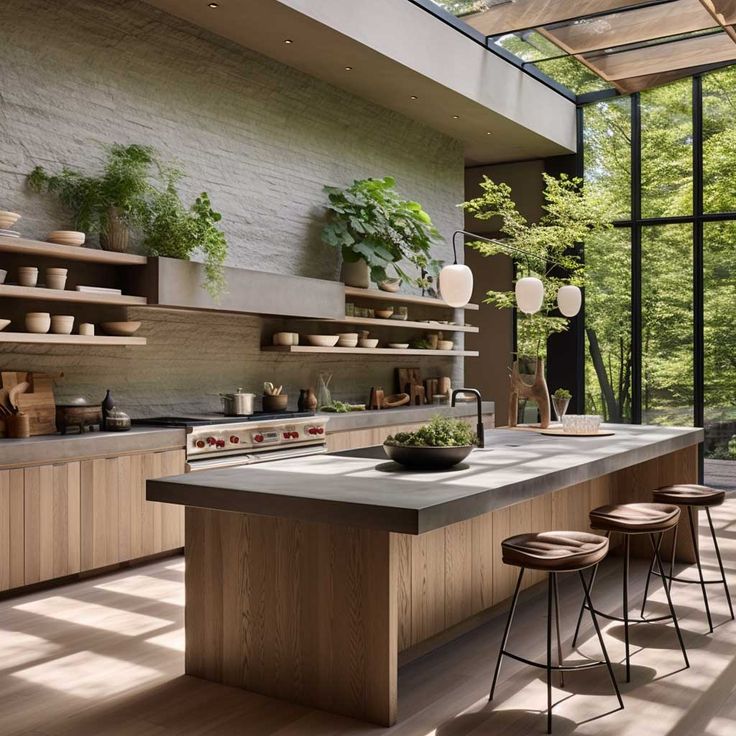 10+ Organic Modern Kitchen Designs You'll Love • 333+ Art Images .