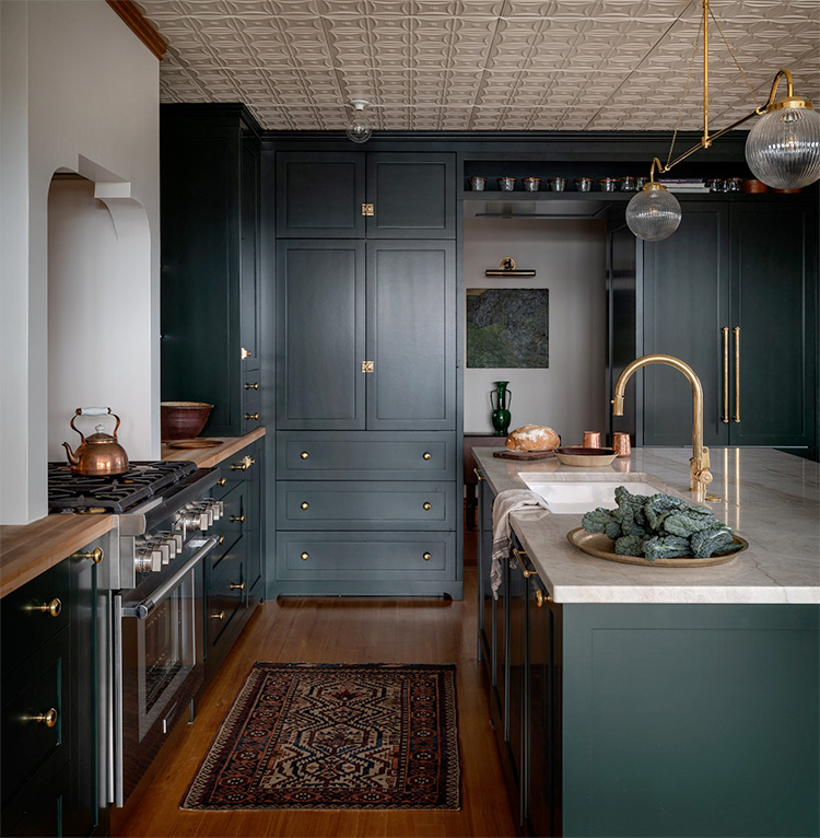 18 Beautiful Dark & Moody Kitchens • White Oak & Linen Design Co .