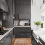 Dark Gray Moody Kitchen | Kitchen design, Kitchen design centre .