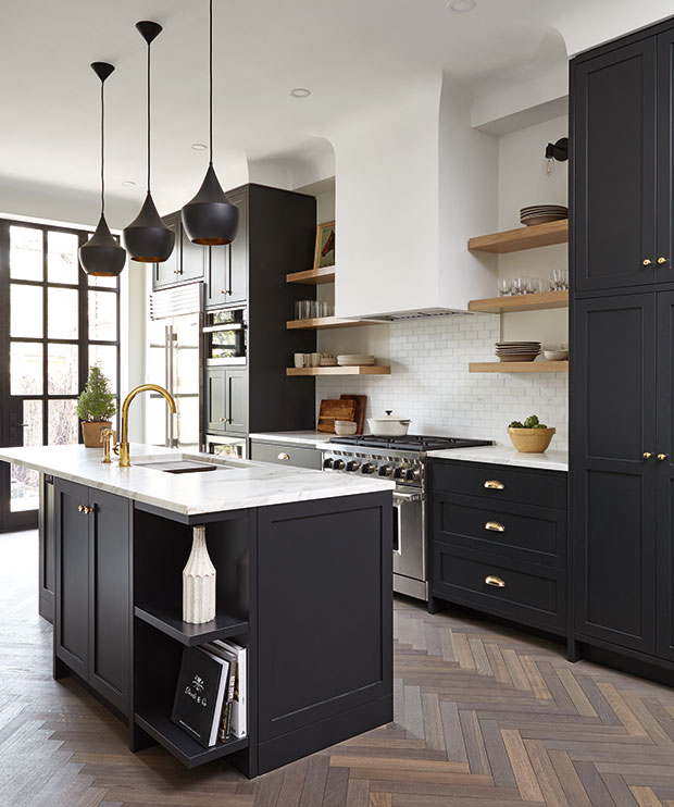 House & Home - 30+ Dark & Moody Kitchens That Are Totally Drea