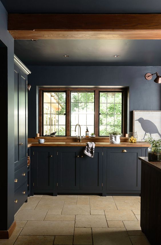 25 Moody Kitchens With Impeccable Taste - Shelterne