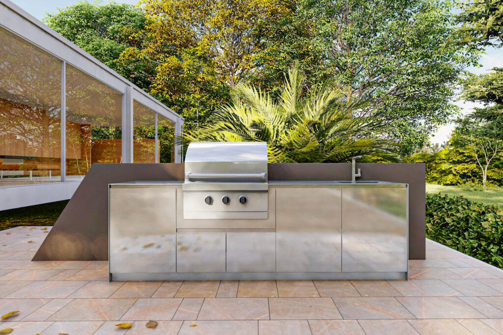 Where it is best to place your new outdoor kitchen - OF .