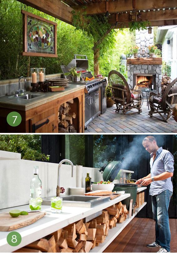 10 Unbelievable Outdoor Kitchens | Outdoor kitchen, Simple outdoor .