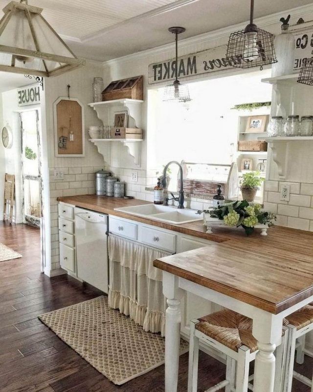 27+ Wonderful Rustic Kitchen Cabinets Ideas | Kitchen design small .