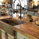 Rustic DIY Kitchen Decor | Rustic farmhouse kitchen, Farmhouse .