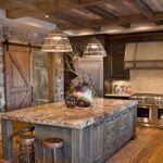 23+ Stunning Rustic Kitchen Island Ideas | Rustic farmhouse .