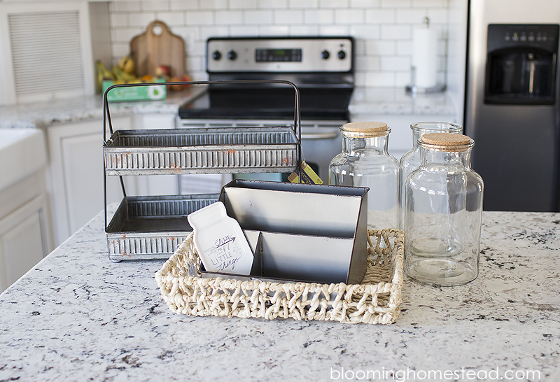 Kitchen Countertop Organization Ideas - Blooming Homeste