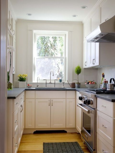 making a small galley kitchen work | refresheddesigns.sustainable .