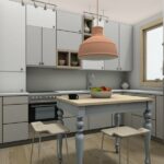 Make a Small Kitchen Layout Feel Bigger With Clever Design Tric