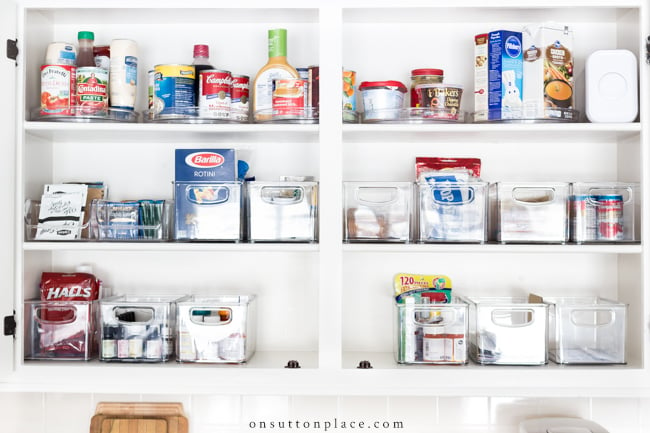 Small Kitchen Organization: Pantry Cabinet - On Sutton Pla