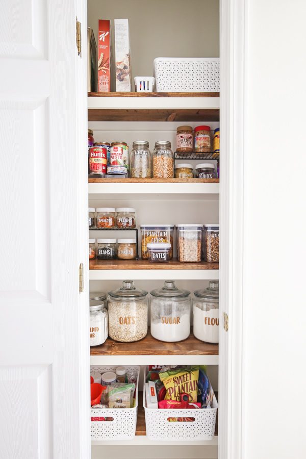 Small Pantry Organization Makeover - Angela Marie Ma