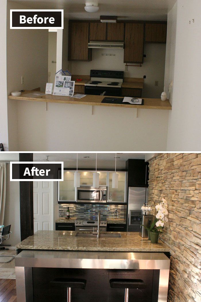 Small Kitchen Remodel | Condo kitchen remodel, Kitchen remodel .