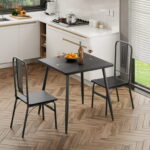 Dining Table Set, Small Kitchen Table and Chairs Set for Small .