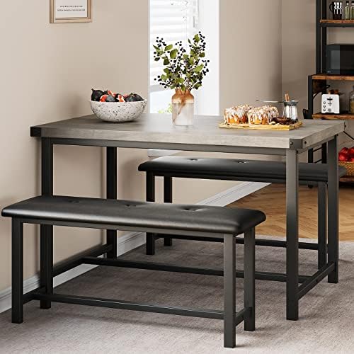 Amazon.com - IDEALHOUSE 3 Piece Dining Table Set, Kitchen Table .