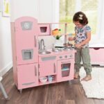 Vintage Pink Kids Toy Kitchen | KidKra