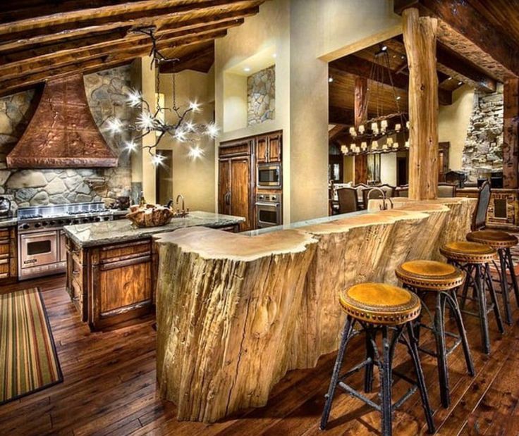 Rustic western ranch life in this amazing kitchen! - COWGIRL .