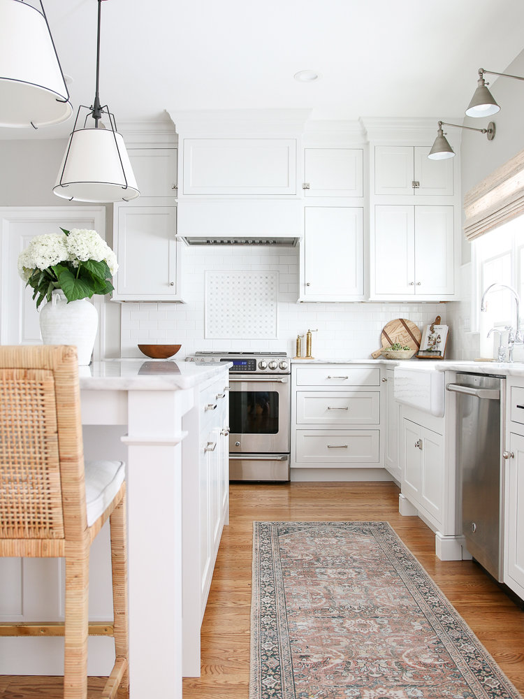 How To Update A Classic White Kitchen - Stefana Silb