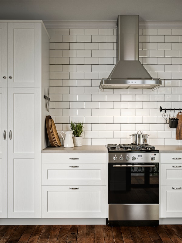 Find out about ENKÖPING white kitchen fronts - IK