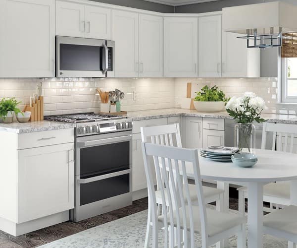 White - Kitchen Cabinets - Kitchen - The Home Dep